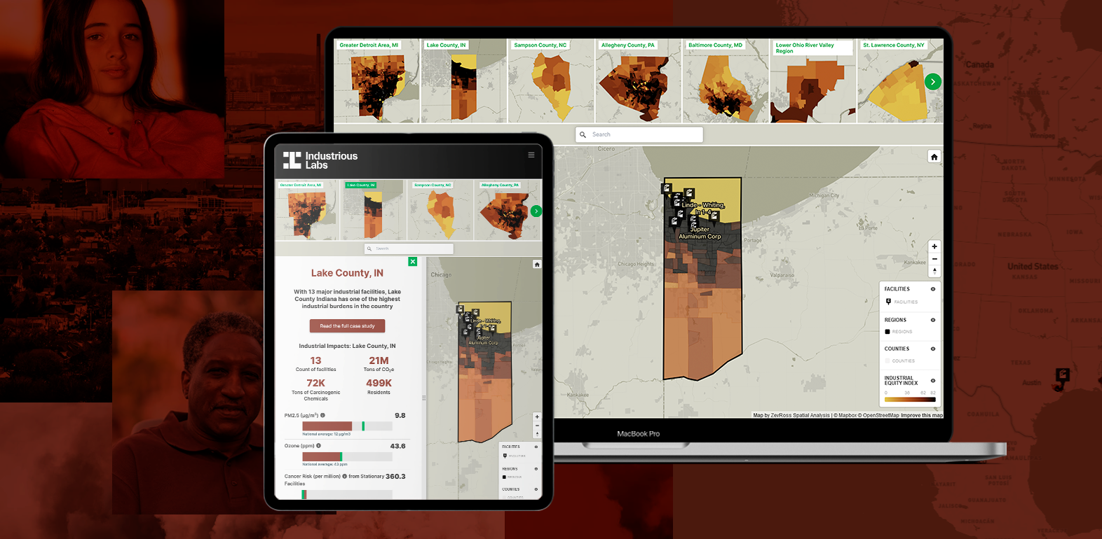 Industrious Labs Industrial Equity Mapper